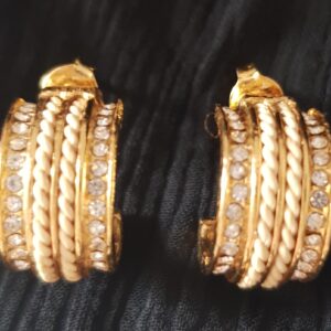 Boucles d'oreilles créoles brillantes