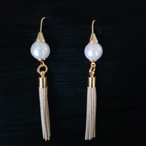 Boucles tassel perle