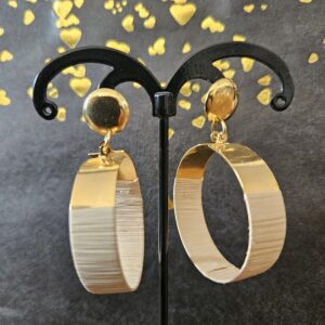 Boucles créoles larges